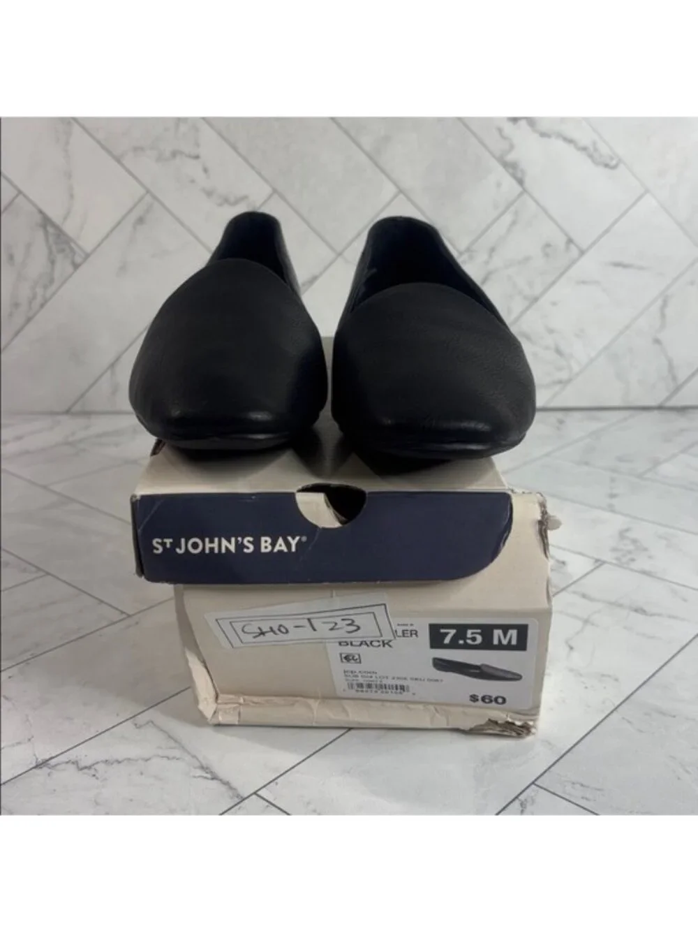 St. John's Bay Black Slip-On Loafers